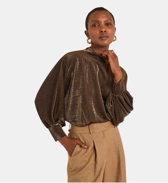 T-Shirt Bronze À Manches Longues Twiggy - Maison 123 - Bronze