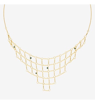 Collier doré cristal - BARBARA Caroline Najman