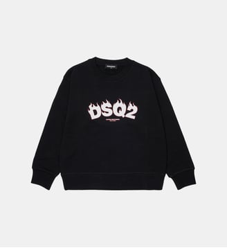 Sweat-shirt à col rond avec logo DSQ2 - Dsquared2 - Noir