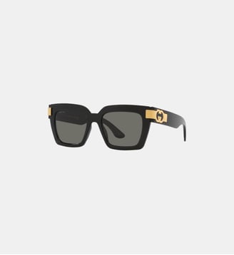 Lunettes de soleil Œil de chat GG1689S - Gucci - Noir