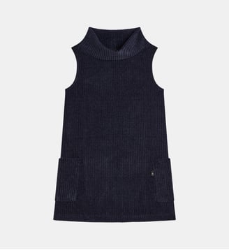 robe en velours côtelé - Agnès b. - Bleu waterman