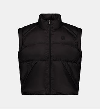 Doudoune courte oversize sans manches Lyna - Jott - Noir