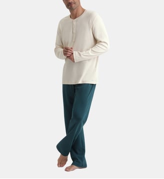 Ensemble de pyjama manches longues Warm - Dim - Beige