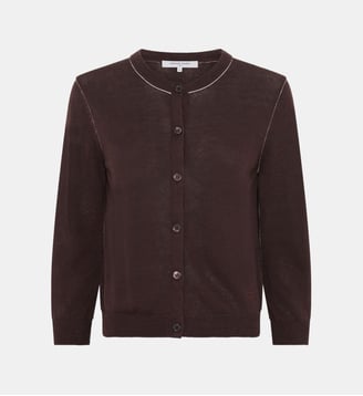 Gilet en lin mélangé - LORYS - Gerard Darel - Marron