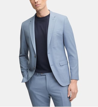 Veste de costume ceremonie slim Flexo - Digel - Bleu clair