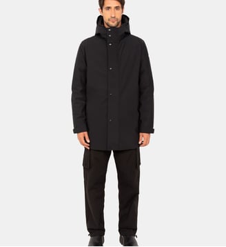 Parka technique à capuche 3 en 1 - Schott - Noir