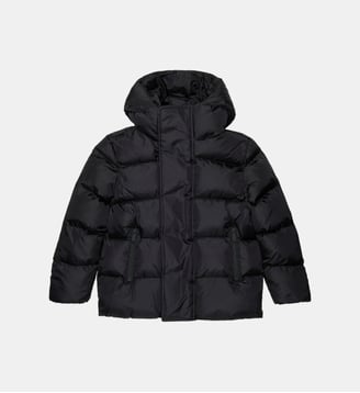 Doudoune courte avec capuche et logo - Dsquared2 - Noir