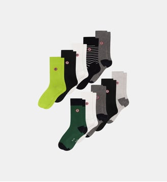 Lot de 10 chaussettes mi-hautes en coton Le Slip Francais