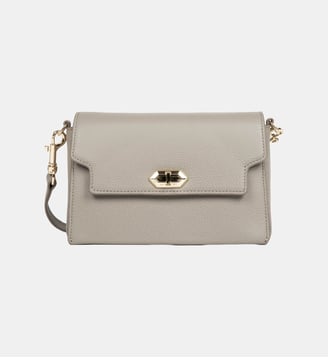 Sac besace trotteur Milano Cosmos en cuir grainé - Lancaster - Mastic