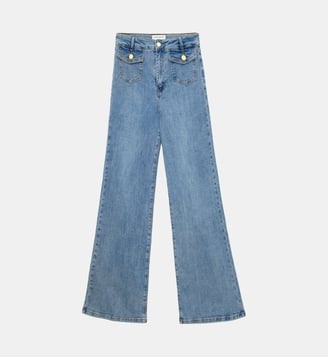 Jean uni PEYTON - La Petite Etoile - Stone