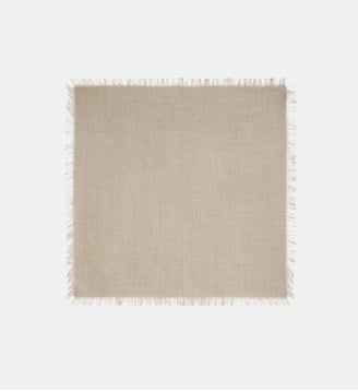 Foulard à fines franges en cachemire - Bompard - Millet