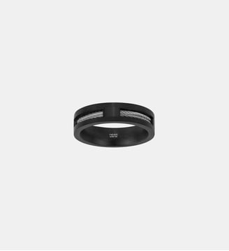 Bague Sohan en Acier 316L - Phebus - Noir