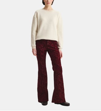 Pantalon Charlotte brodé - Ines de la Fressange Paris - Bordeaux