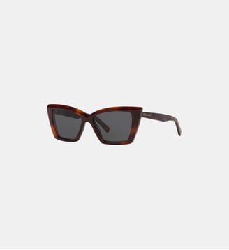 Lunettes de soleil Œil de chat SL 657 - Saint Laurent - Écaille