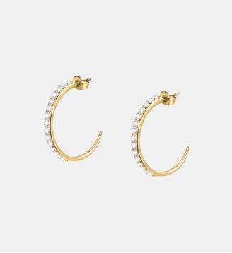 Boucles D'Oreilles en acier, cristaux, POETICA - Morellato - Blanc