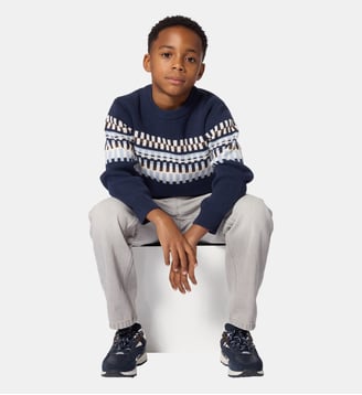 Pull tricot - BOSS Kidswear - Bleu cargo