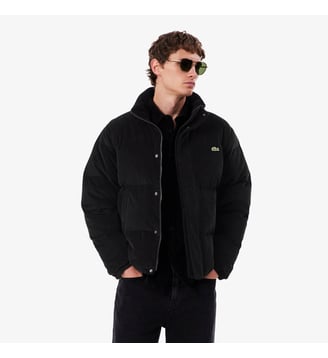 DOUDOUNES HOMME ADULTE CHAINE ET TRAME:. - Lacoste - Noir
