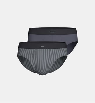 Pack de 2 Slips d'homme en Coton Modal - Impetus - Gris