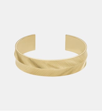 Bracelet jonc - Fossil - Doré