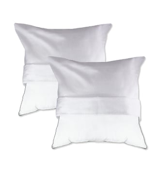 2 protege oreillers pur coton - Garnier Thiebaut - Blanc