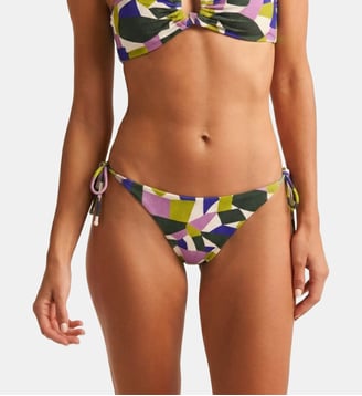 Bas de bikini classique à nœud Siracusa - Robin Collection - Multicolore