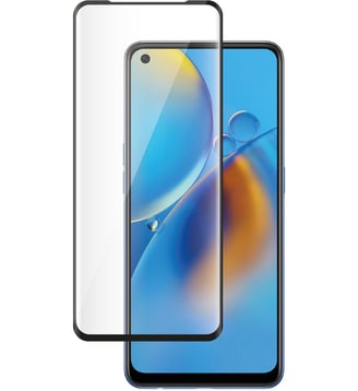 Protège écran Oppo A74 Verre trempé noir - Bigben - Standard