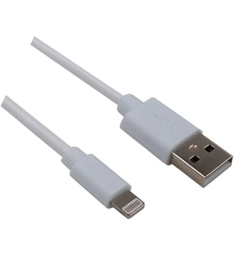 Câble Lightning USB-A vers Lightning 90cm non MFI Blanc - Listo - Standard