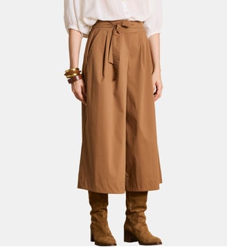 Pantalon large 7/8ème avec ceinture à nouer - La Fée Maraboutée - Cigare