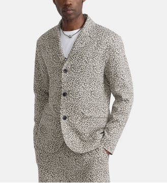 veste Paul en jersey marron - Agnès b. - Marron roc
