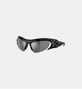 Lunettes de soleil Œil de chat DG6192 - Dolce & Gabbana - Gris et noir
