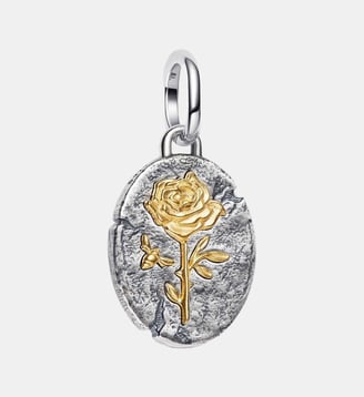 Charm Médaillon Rose - Pandora - Bicolor