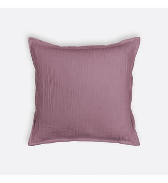 Housse de coussin gaze de coton - La Redoute Interieurs - Figue