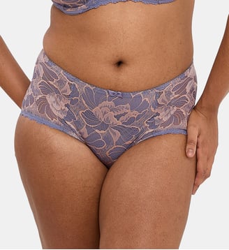 Culotte Capucine - Sans Complexe - Gris et rose pâle