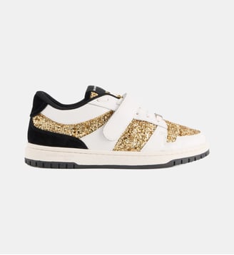 Baskets En Cuir Serena  Strap - Bons Baisers - Doré