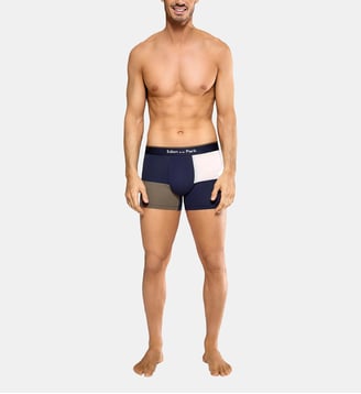 Boxer colorblock en coton Eden Park