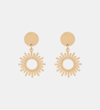 Boucles d'oreilles soleil Acier Inoxydable dorées - Balaboosté - Doré