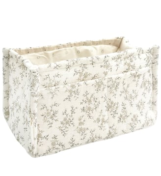 Panier de toilette - Babyshower - Écru