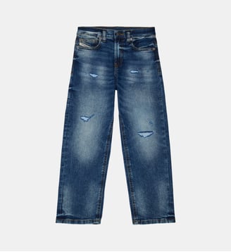 Jean coupe décontractée - Diesel Kids - Denim bleu