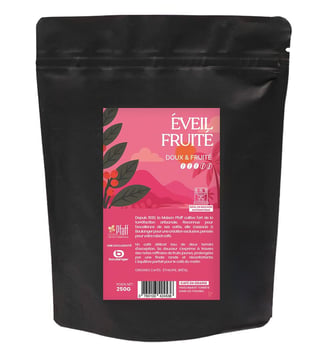 Café en grain 250G Eveil fruité - Intensité 3 - Pfaff - Standard