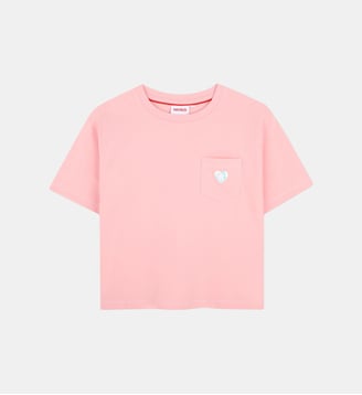 Tee-shirt manches courtes - Hugo Kids - Pink dolphin