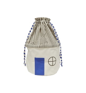 Panier de rangement en coton Mini - OYOY - Bleu