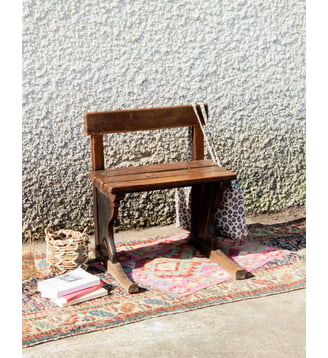 Banc en bois massif Antoine N°147- Produit chiné - Debongout - Bois