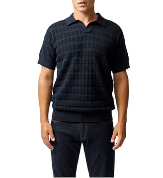 Polo droit en coton tricot Marriot Island - Rodd & Gunn - Eclipse