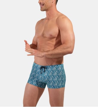 Short de bain - Hom - Bleu