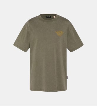 T-shirt army imprimé, effet vintage - Schott - Kaki