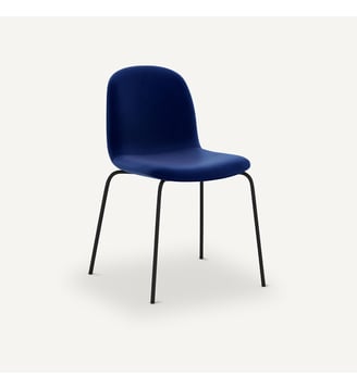 Chaise velours Tibby - AM.PM - Bleu cobalt