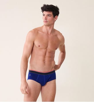 Slip en coton - Le Slip Francais - Indigo