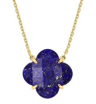 Collier, lapis lazuli, or jaune Morganne Bello