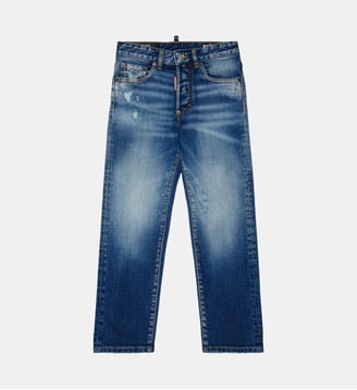 Jeans straight  - 642 - Dsquared2 - Denim bleu