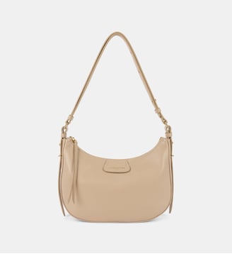 Sac hobo Dune en cuir - Lancaster - Beige foncé